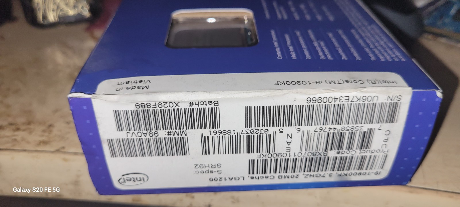 Intel Core i9-10900KF 3.70GHz 10 Core SRH92 20 Thread LGA 1200 CPU