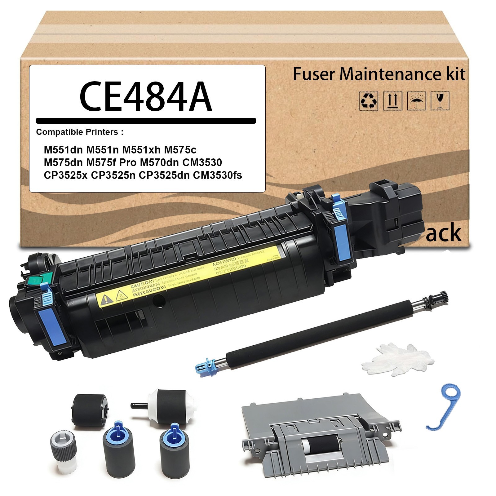 1PK CE484A RM1-8154 Fuser Maintenance Kit Compatible For CM3530 M570 M551n M575