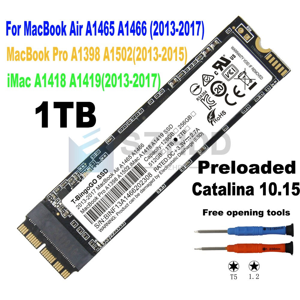 NEW 1TB SSD For 2013 - 2017 MacBook Air A1465 A1466 MacBook Pro A1502 A1398 IMAC