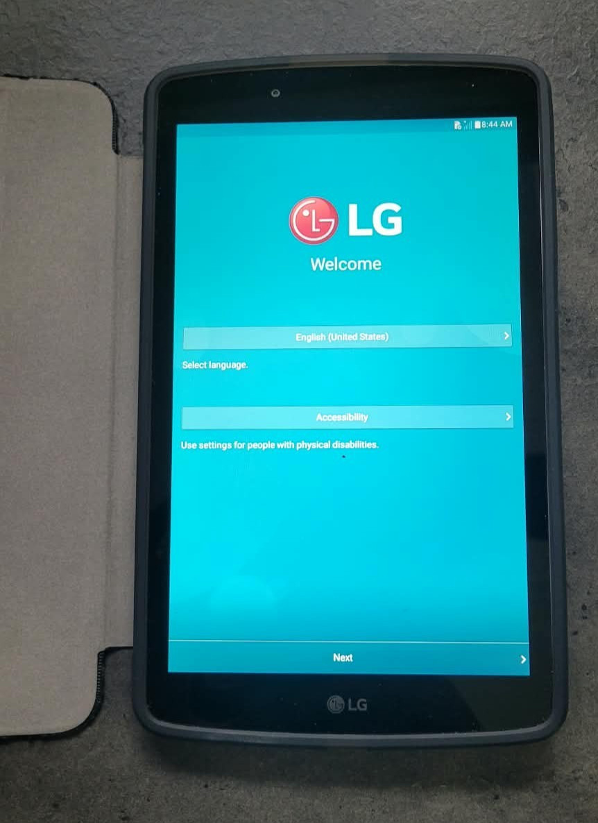 Pre-owned LG F 8.0 Tablet (G pad series)