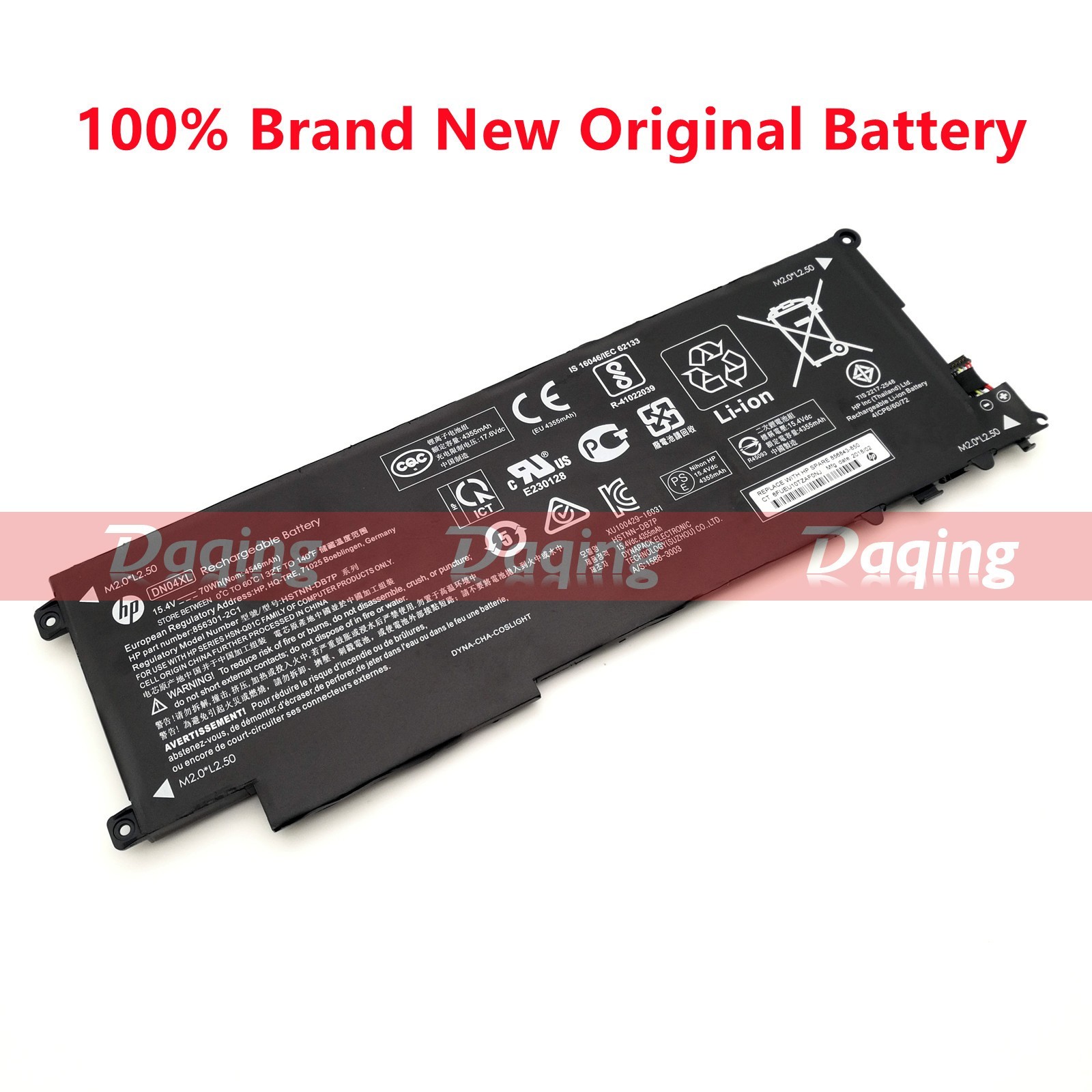 New Original DN04XL Battery for HP ZBook x2 G4 856301-2C1 HSTNN-DB7P 856843-855