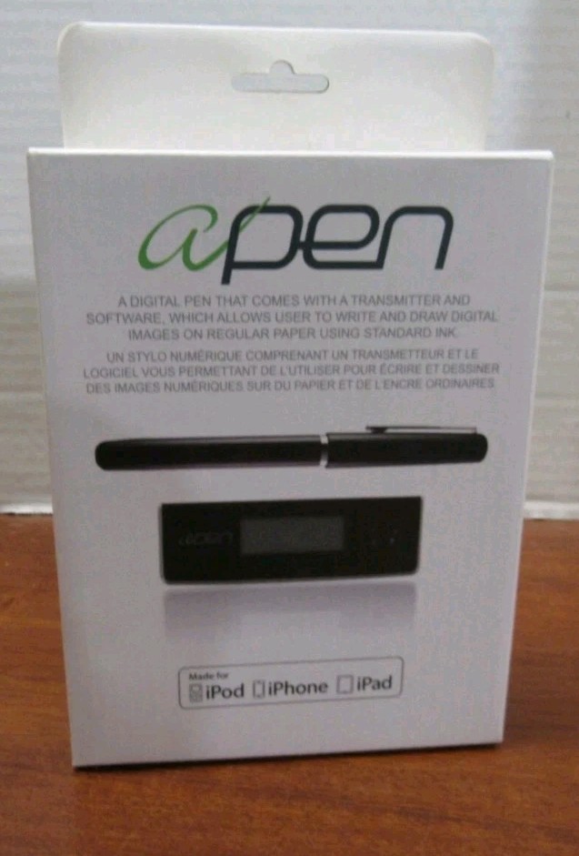 apen Digital Pen Made for Ipod iphone ipad Transmitter Software Writes Digital