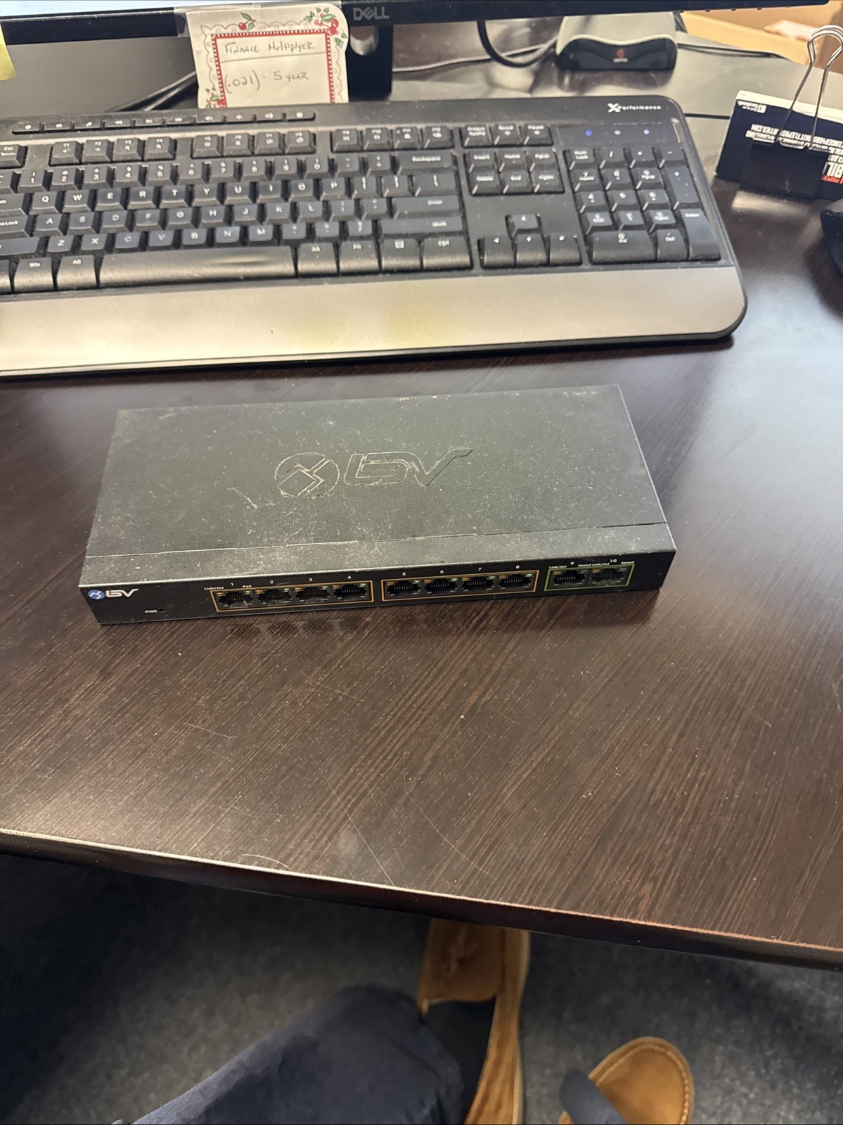BV-Tech 8 + 2 Port Gigabit PoE Switch 130W POE-SW811G-PLUS Tested & Working