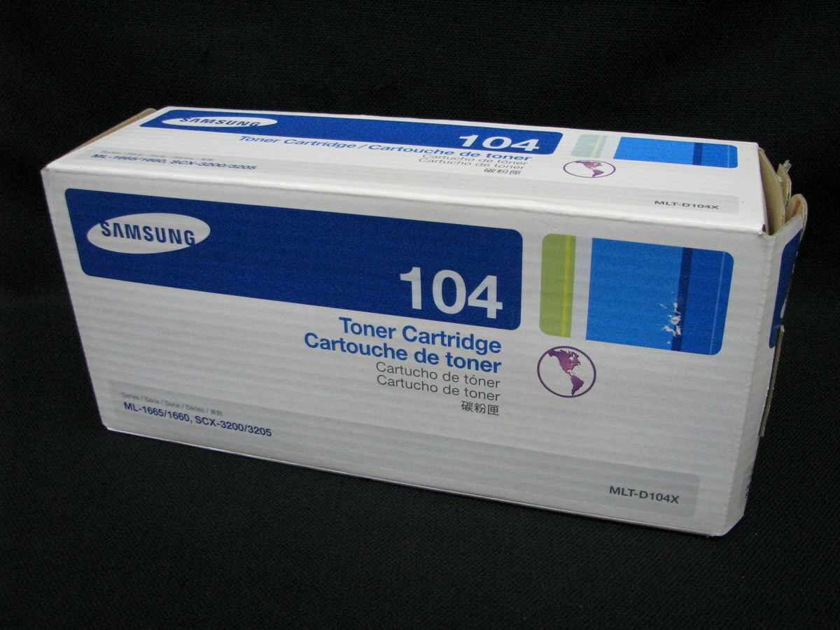 New Samsung Toner Cartridge 104 MLT-D104X; Sealed