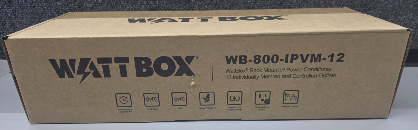 WattBox WB-800-IPVM-12 Rack Mount PDU 12-Outlet Surge Protector 15A - New