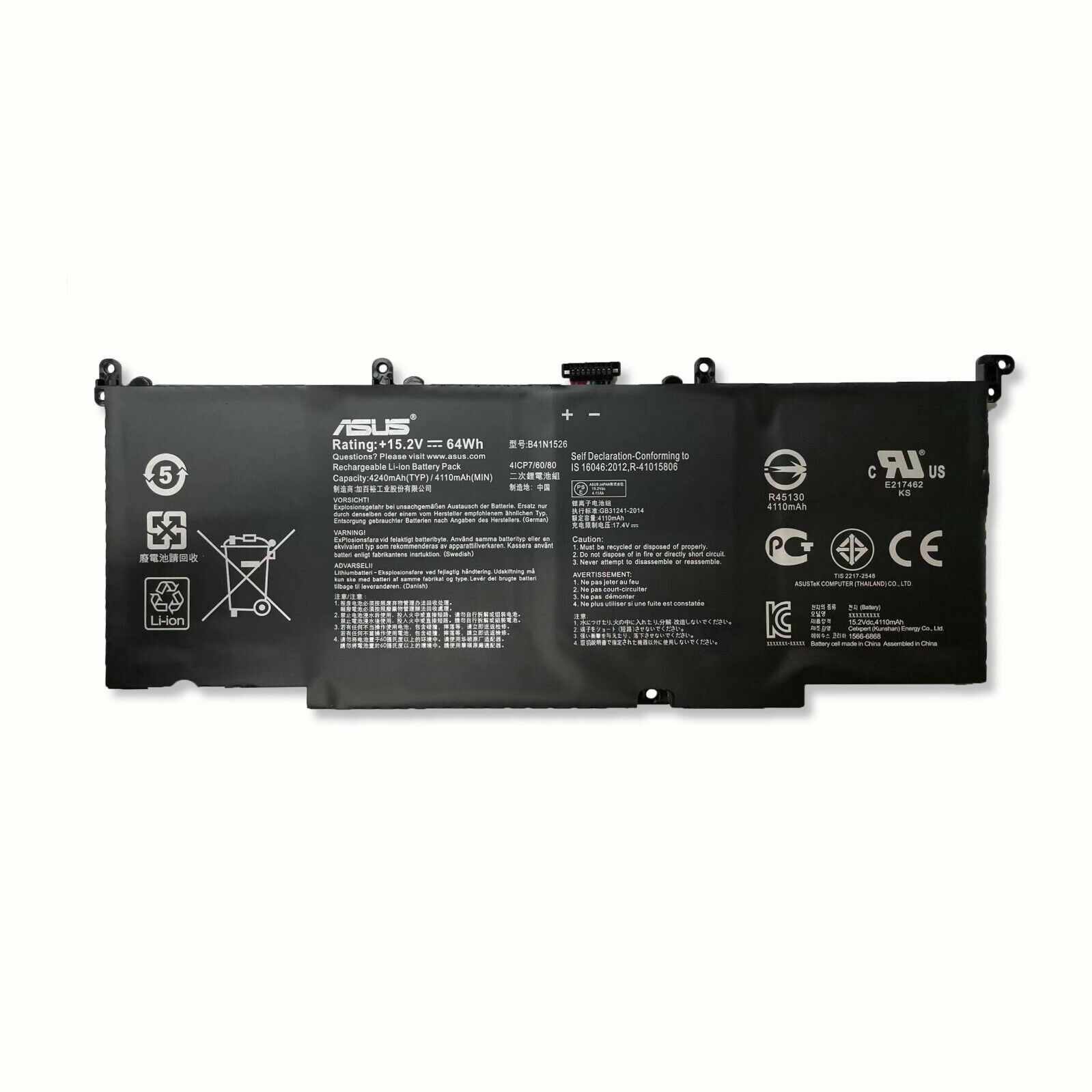 Genuine Battery B41N1526 For Asus ROG STRIX GL502V GL502VM GL502VT FX502VM New