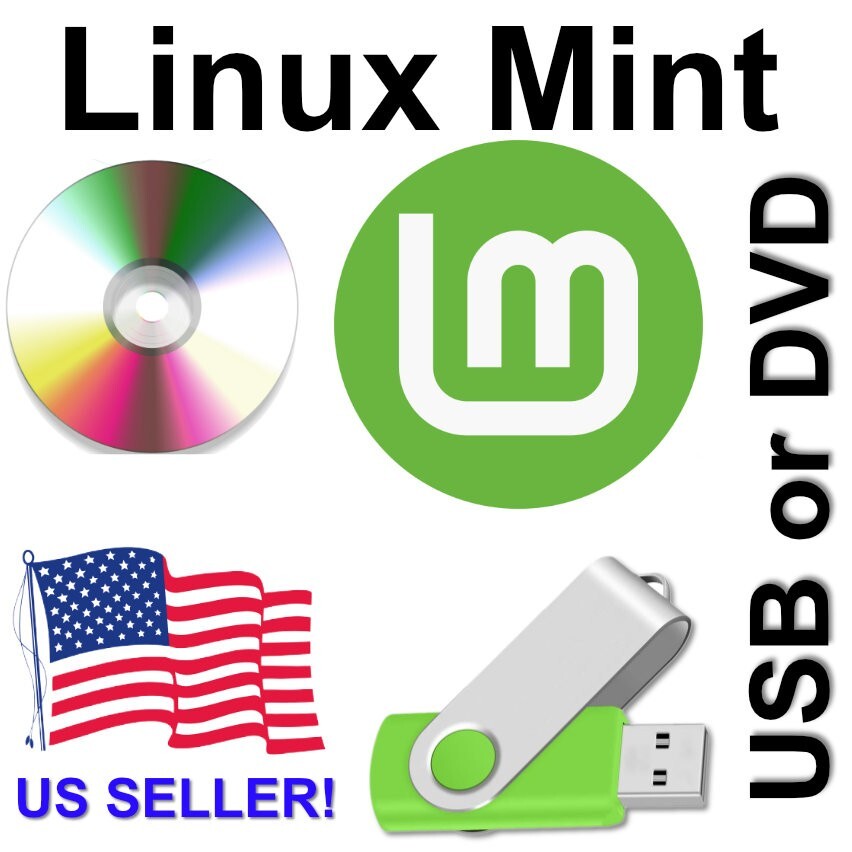 Linux Mint Latest 22.3 Cinnamon Version 64bit BOOTABLE/LIVE USB or DVD 