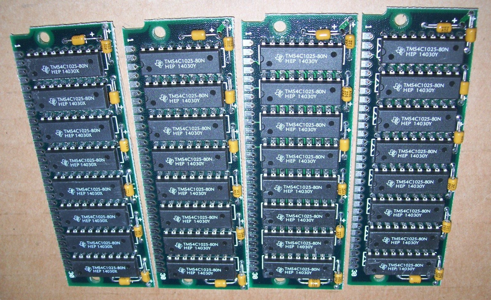 NEW Atari 520 1040 Mega STE TT 80ns Fast Nibble Mode 30 Pin SIMMS 4 x 1MB = 4MB