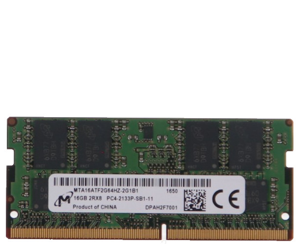 Micron 16GB DDR4 2133MHz PC4-2133P SODIMM Laptop RAM MTA16ATF2G64HZ-2G1B1