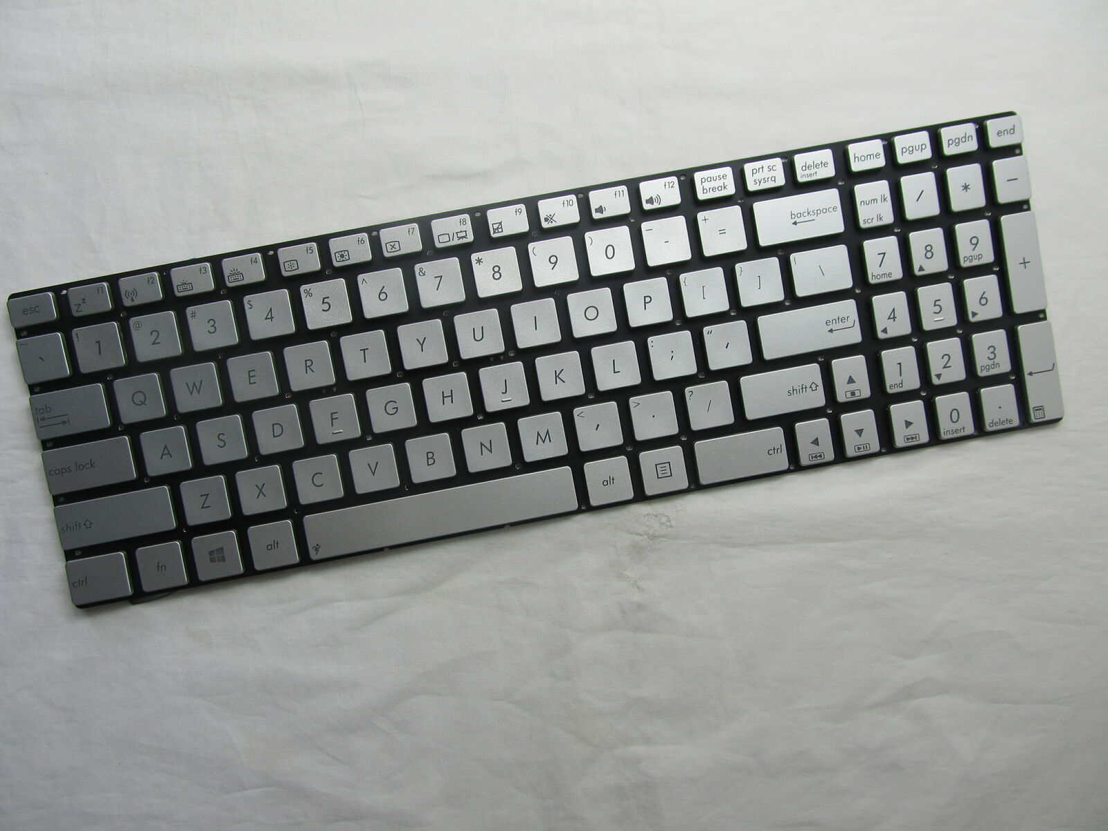 Original New Silver backlit keyboard fit ASUS Q550 Q550L Q550LF
