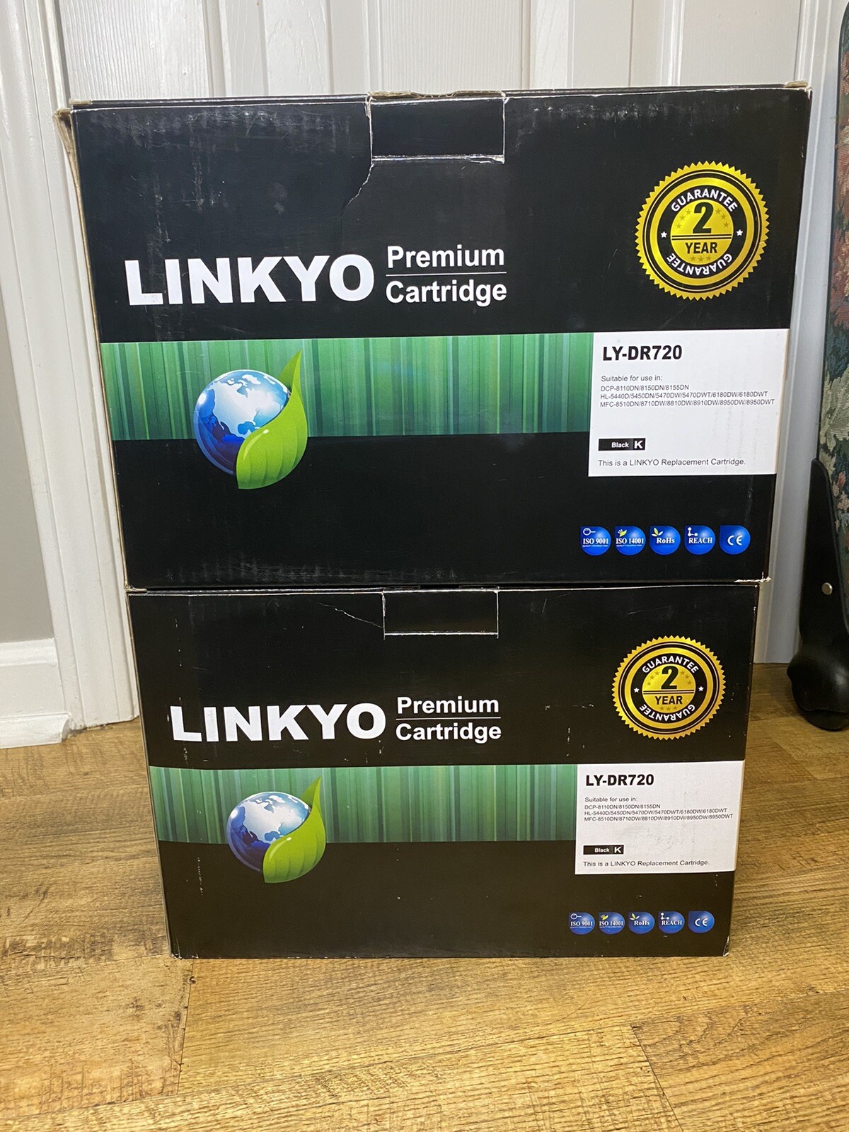Linkyo Premium Cartridge LY-DR720 Black Qty(2) NEW IN BOX