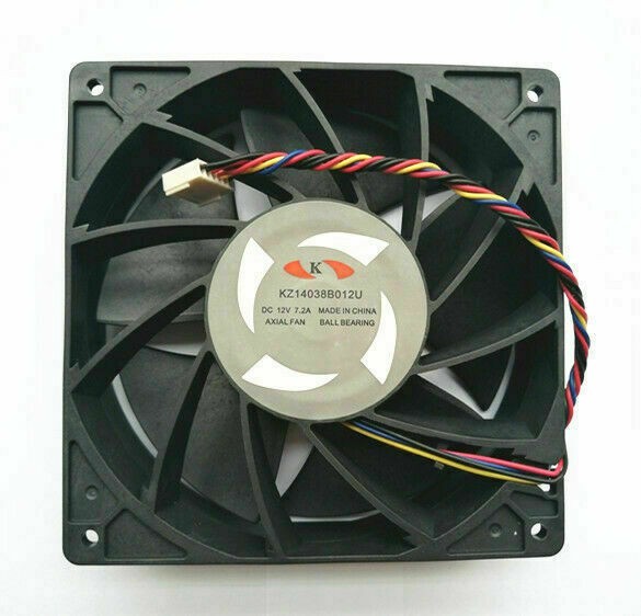 1pc M20S M21 high power cooling fan KZ14038B012U 12V 7.2A 14cm 7500rpm 6Pin