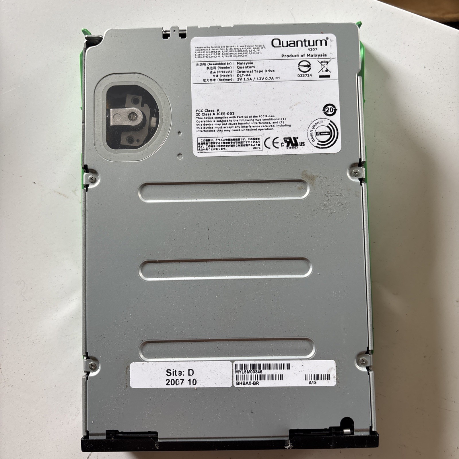 Quantum DLT-V4 SCSI Internal Tape Drive