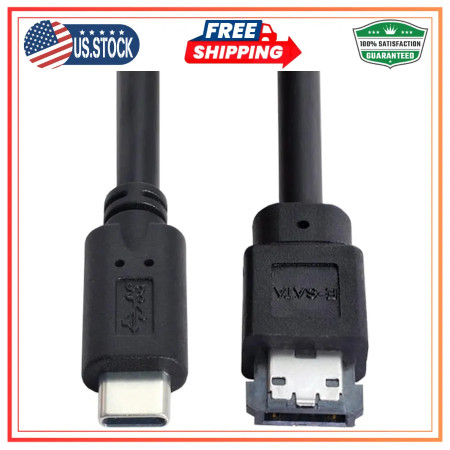 Xiwai USB C to Power Over eSATA DC 5V Adapter USB 3.0 for HDD SSD ODD Converter