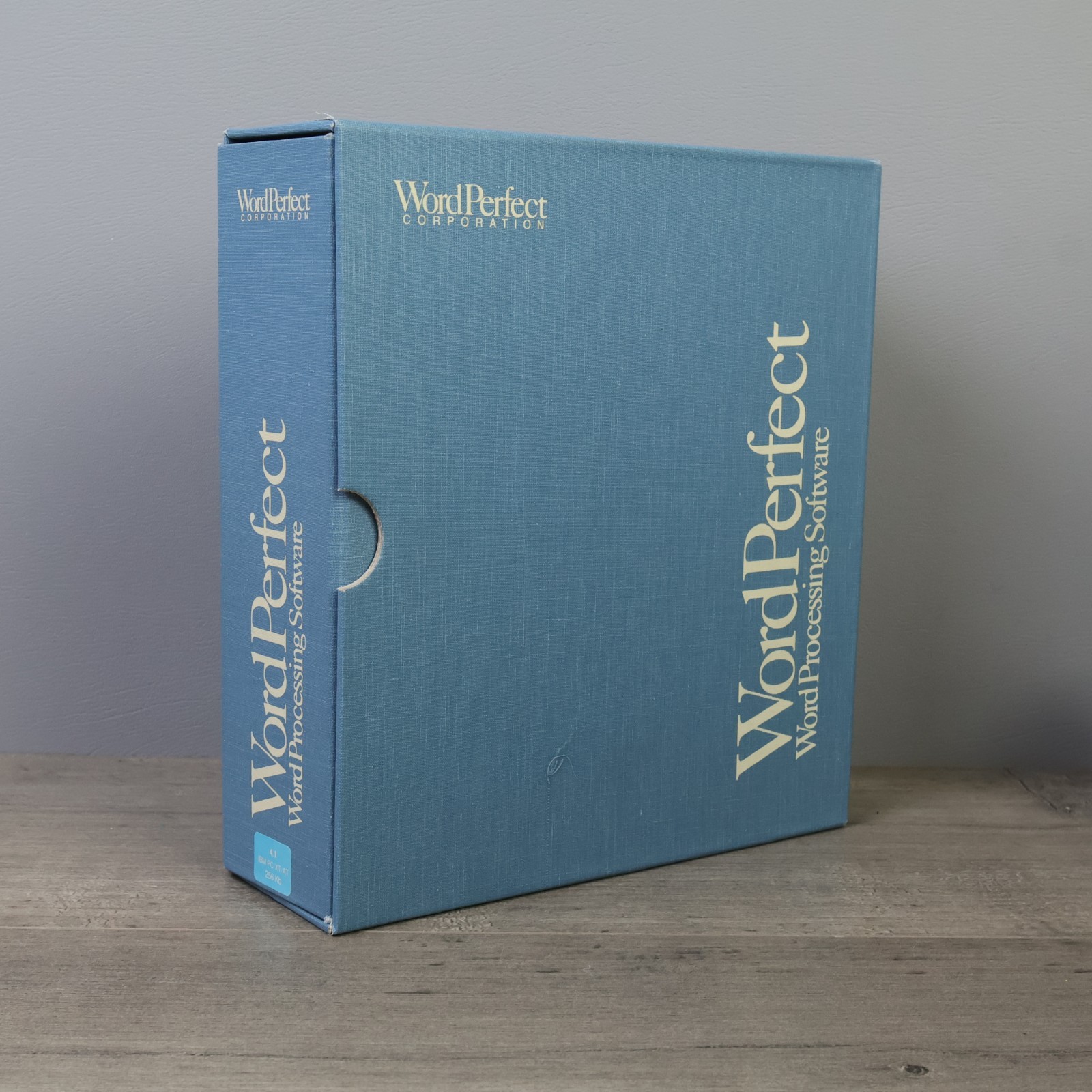 WordPerfect 4.1 IBM PC XT 1985 Word Perfect Corp 5.25 Floppy Complete Manuals