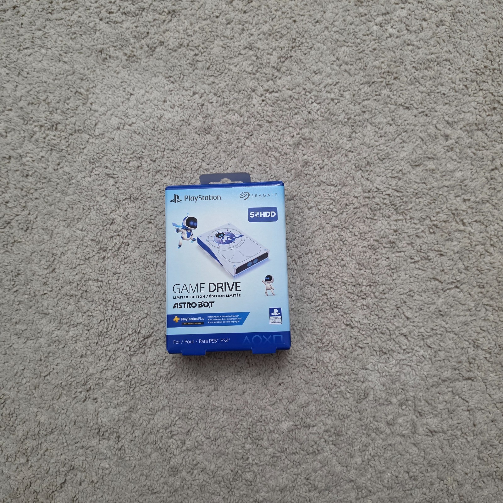 SEAGATE Astro Bot Limited Edition 5TB PS5 PS4 Game Drive STLW5000103