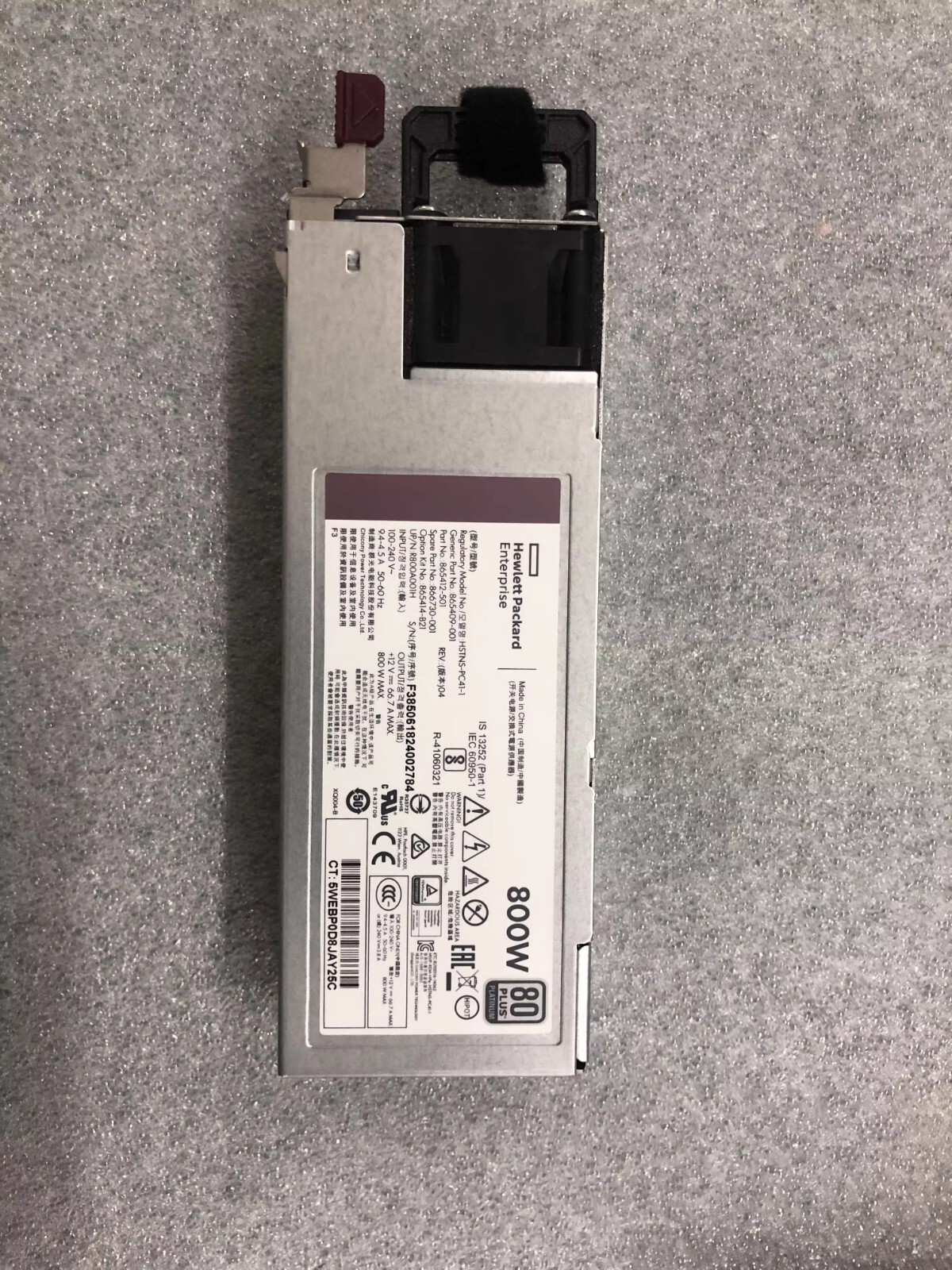 866730-001 865412-501 865409-001 865414-B21 HP 800W Flex Slot POWER SUPPLY G10.