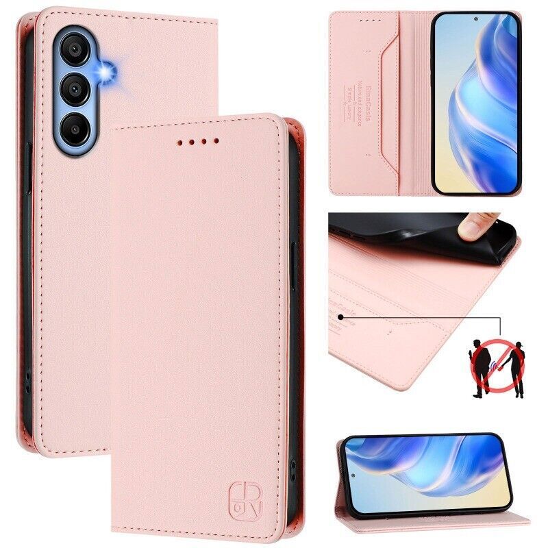 Flip Magnetic Leather Wallet Cover Case For A8 A6 A5 A42 A32 A22 J330 M33 A12