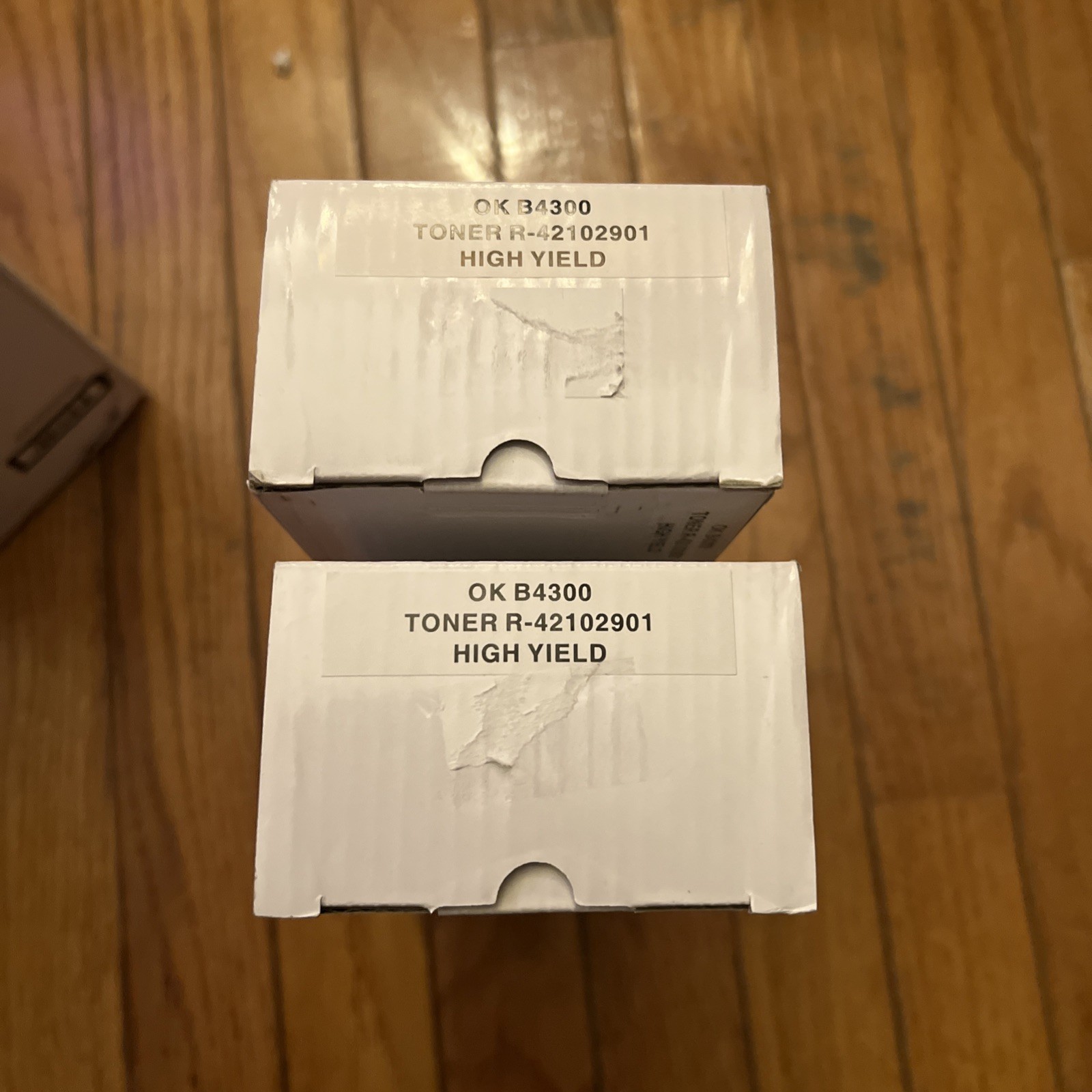 OKI  Black Toner Cartridge B4300 Series 42102901 New Lot Of 2