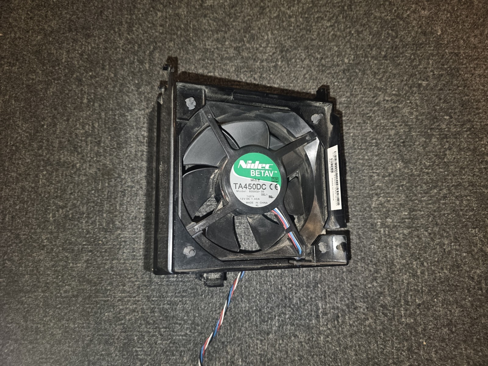 Nidec BETAV Cooling Fan 12V 1.40A TA450DC Model B35502-35