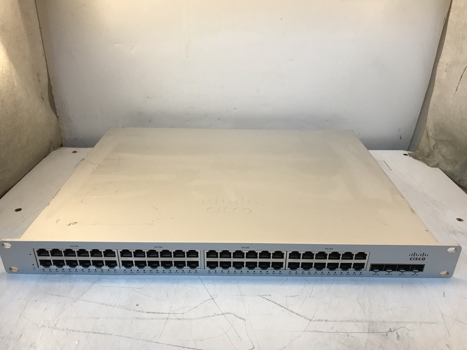 Cisco Meraki MS210-48LP 48-Port PoE Network Switch *UNCLAIMED* TESTED WORKING*