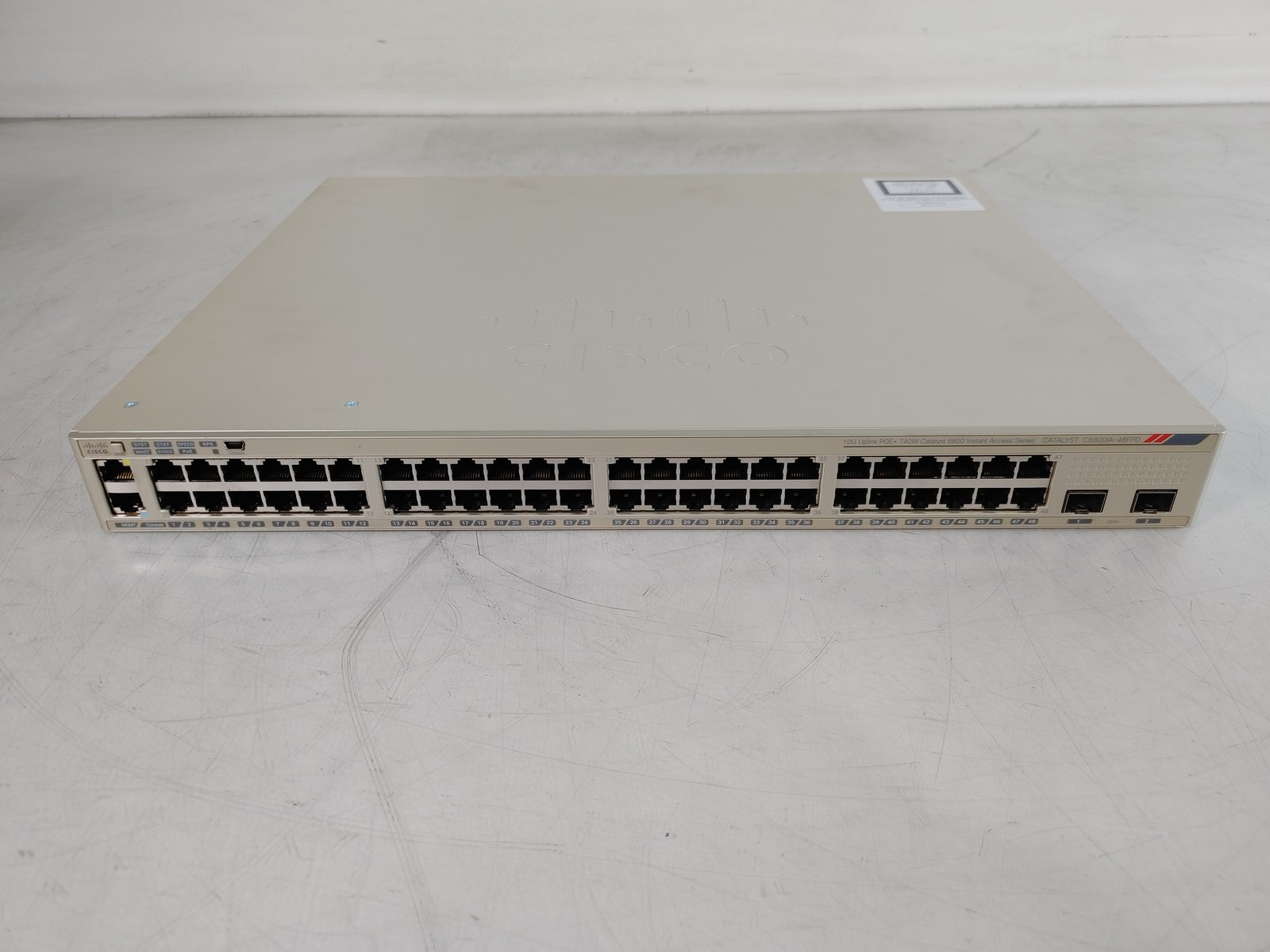 Cisco Catalyst C6800IA-48FPD 48x 1GbE 2x 10Gb SFP+ Managed PoE+ Switch