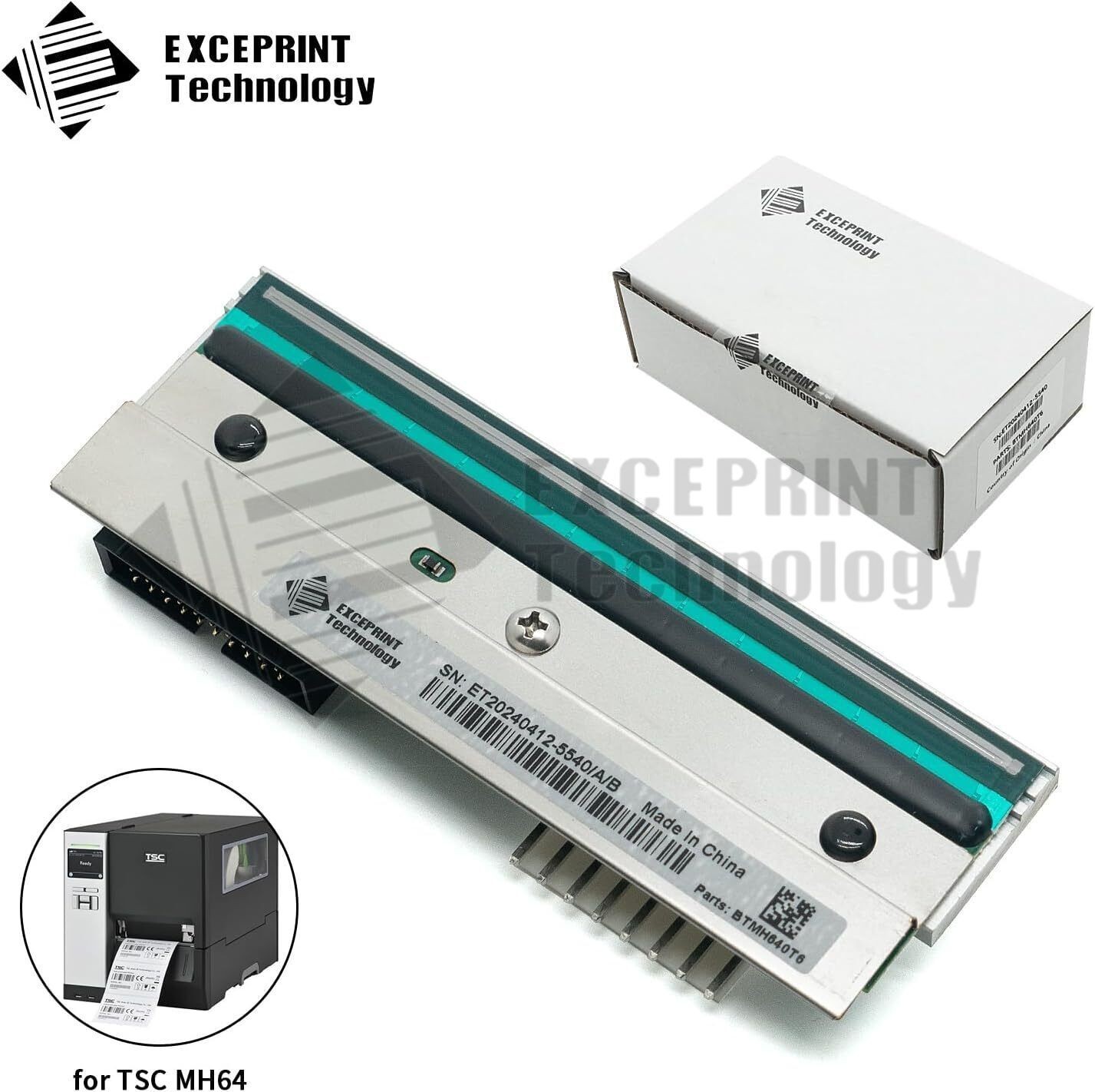 ✅ Printhead for TSC MH640 MH641 Thermal Label Printer 600dpi 98-0600022-02LF ✅