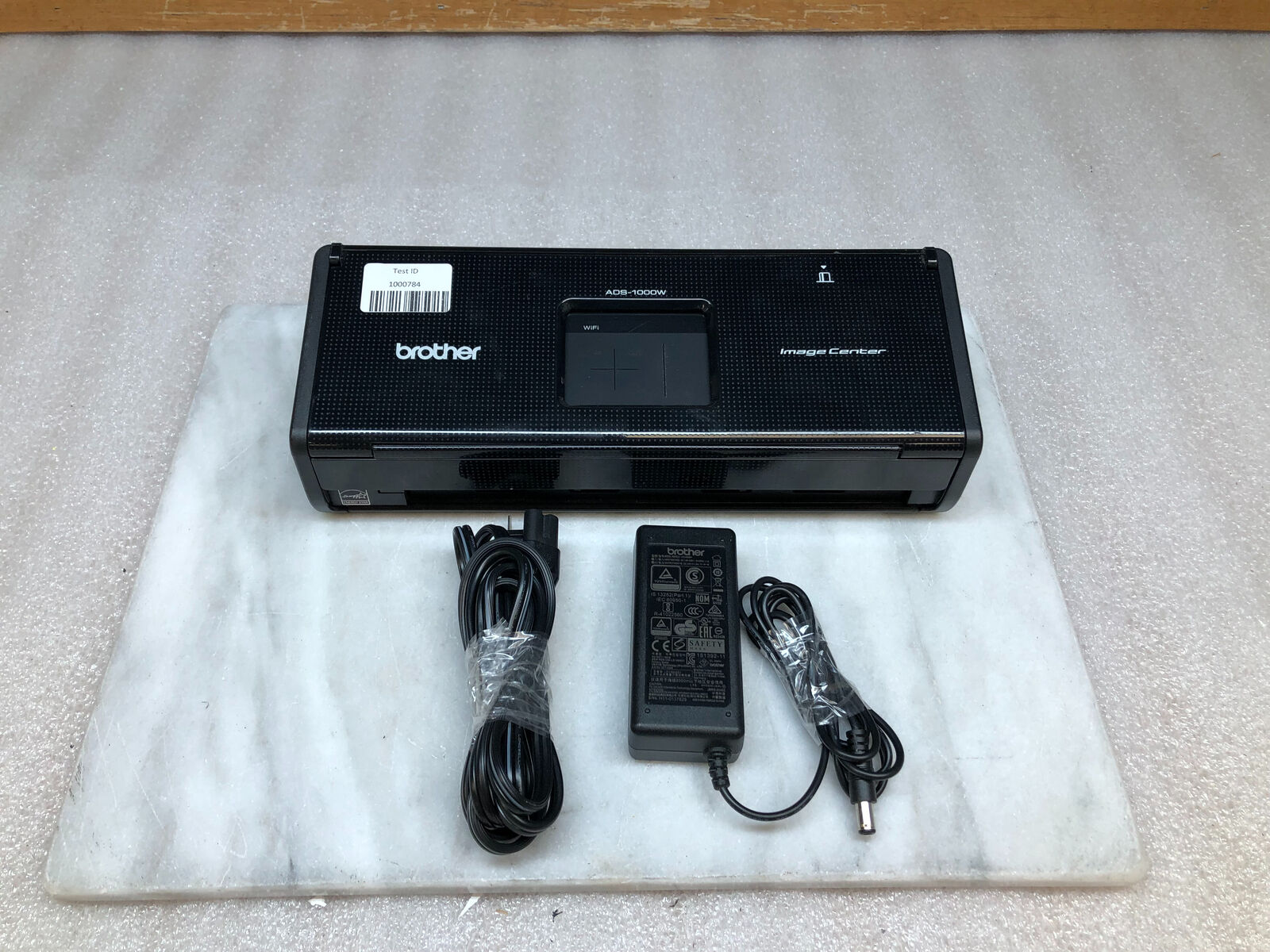 Brother ADS-1000W Wireless USB Color Compact Desktop Scanner W/Power Cable
