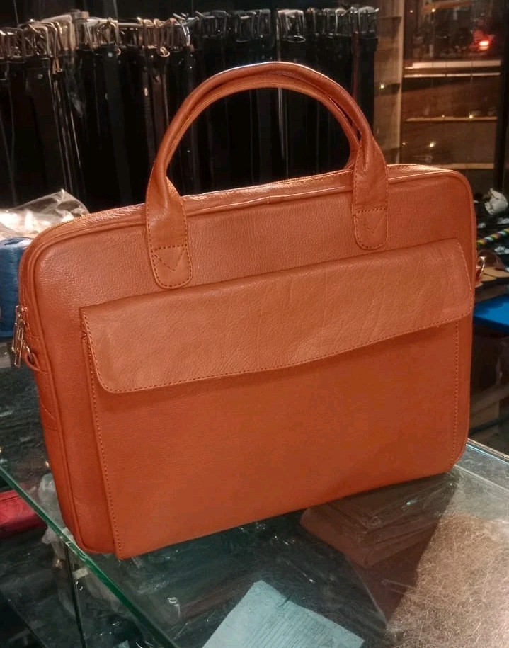 Premium Leather Laptop Case - Sleek & Functional Design