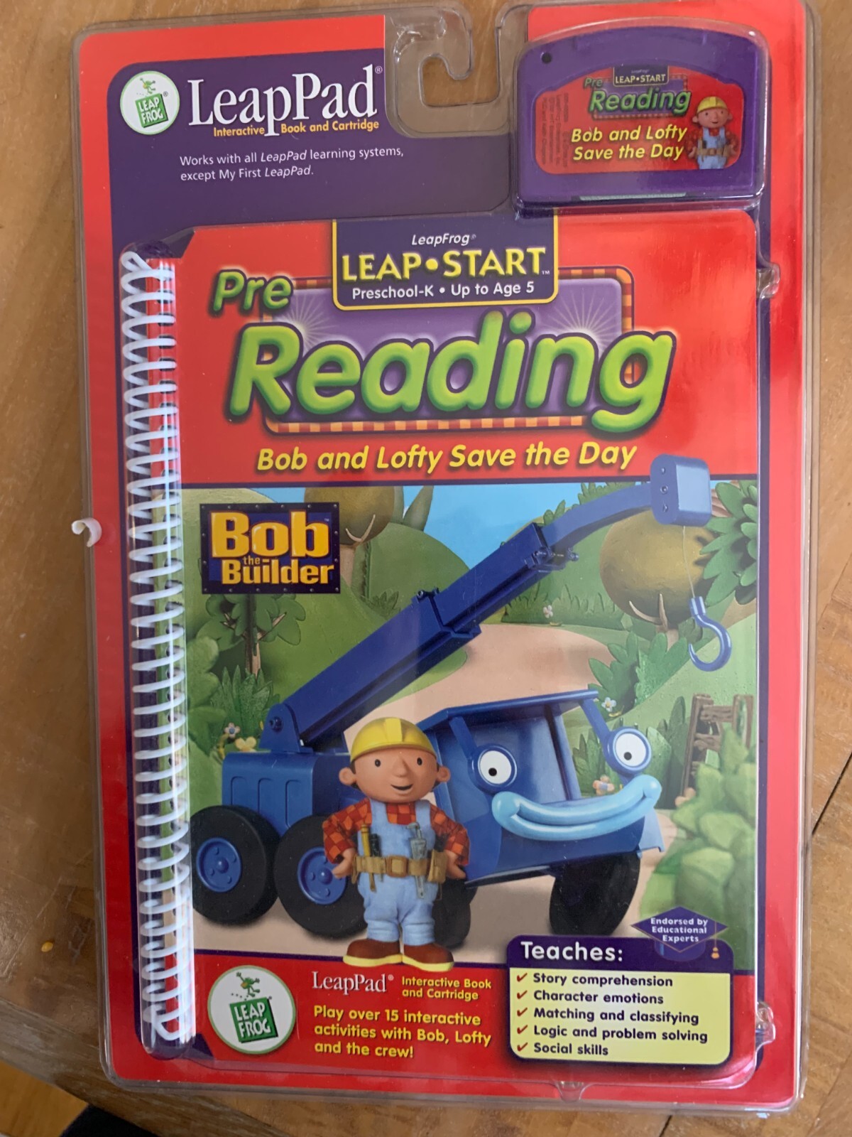 Leap Frog Leap Pad - Bob and Lofty Save the Day Bob The Builder NIB