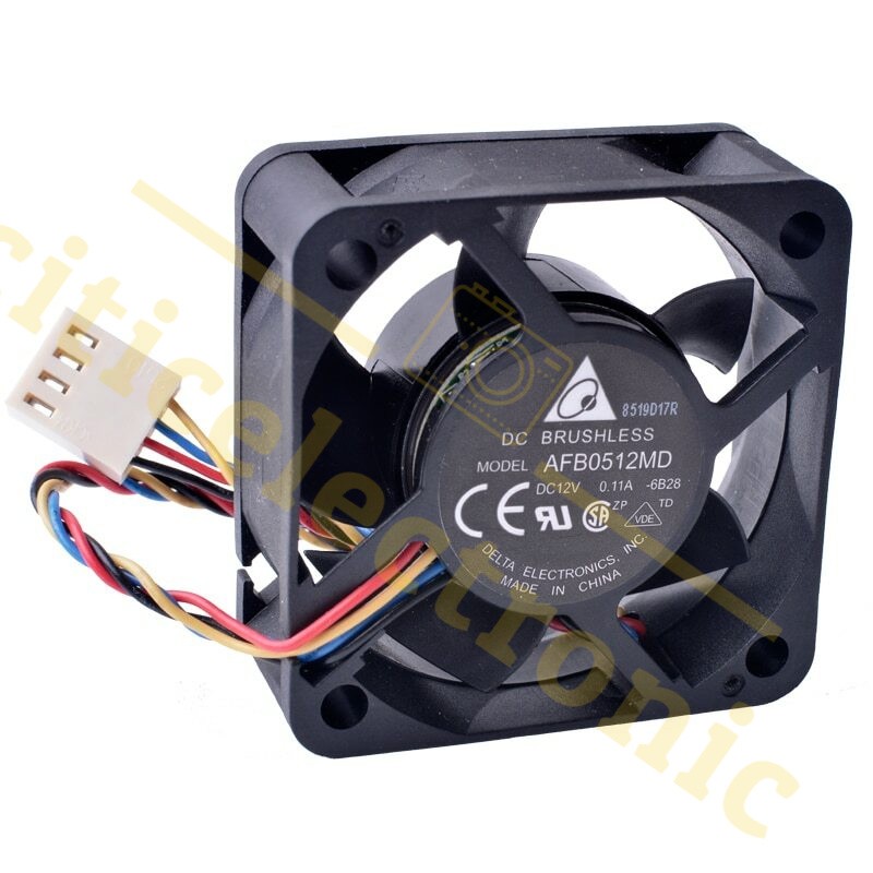 DELTA AFB0512MD 5cm 50x50x20mm 12V 0.11A 4-wire 4Pin PWM cooling fan