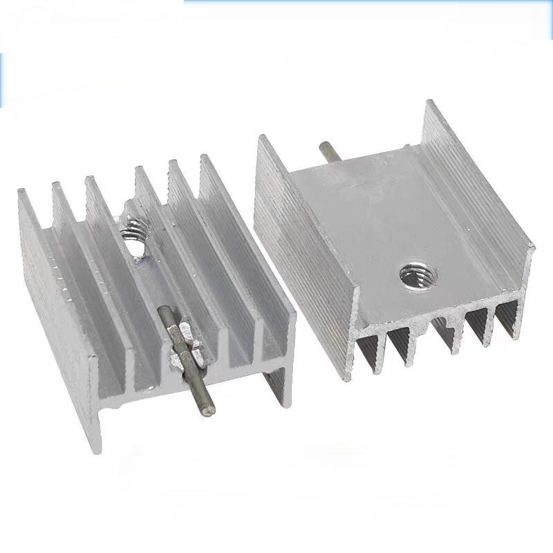 10PCS DIY Heat Sink 21x15x10mm Aluminum Heat Sink TO-220 Transistors