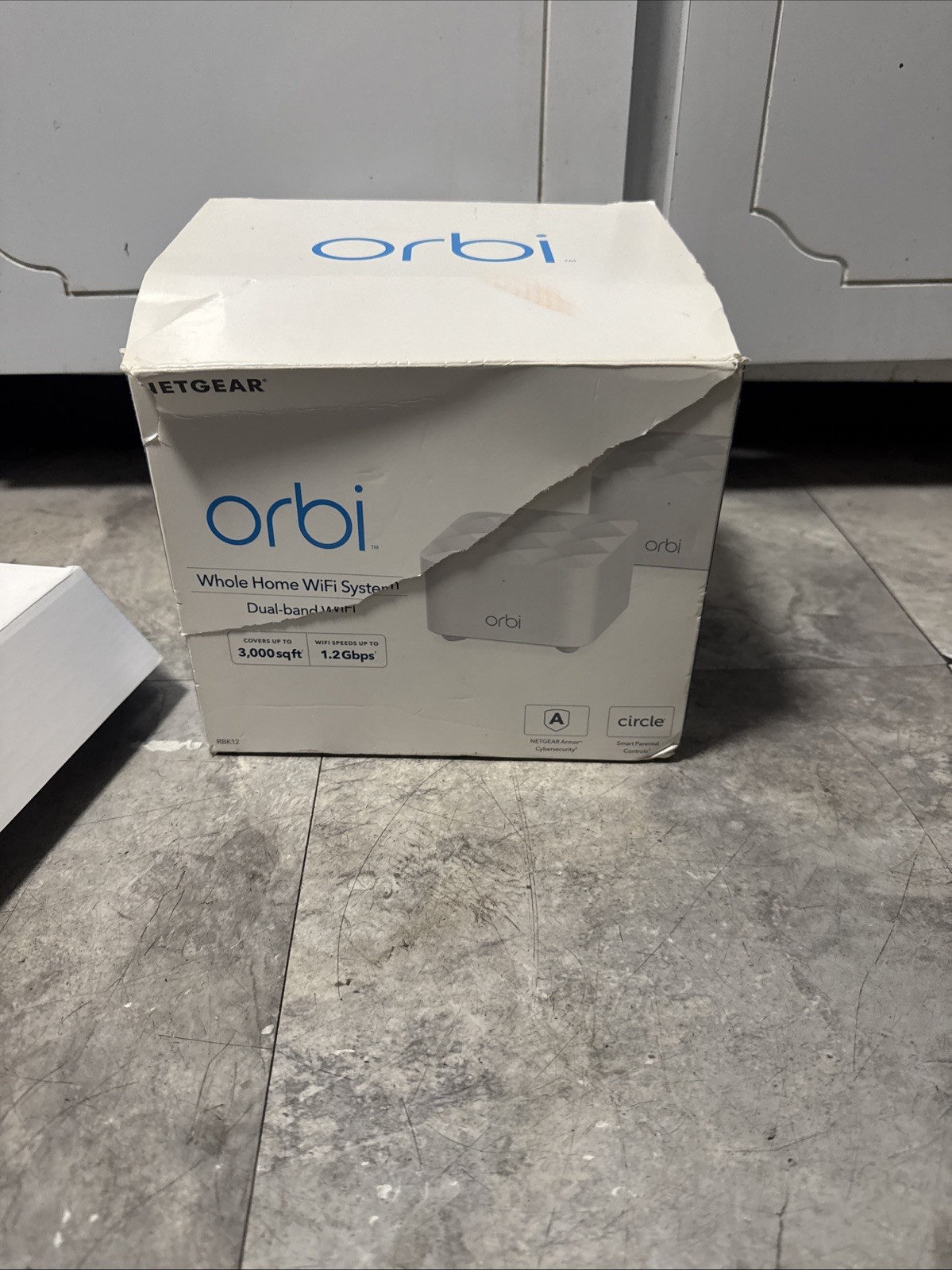NETGEAR Orbi RBK12-100NAS Whole Home Dual Band Wi-Fi System 3000 sq. ft.