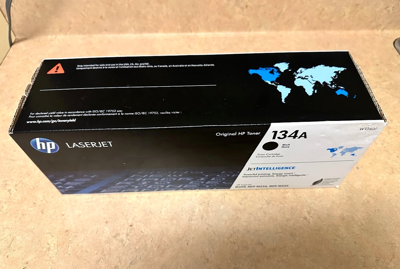 HP 134A LaserJet Toner Cartridge- Black