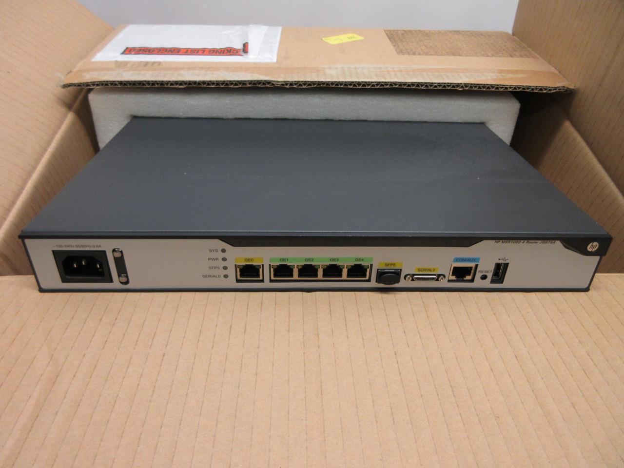 HP JG875A MSR1002-4 AC Router