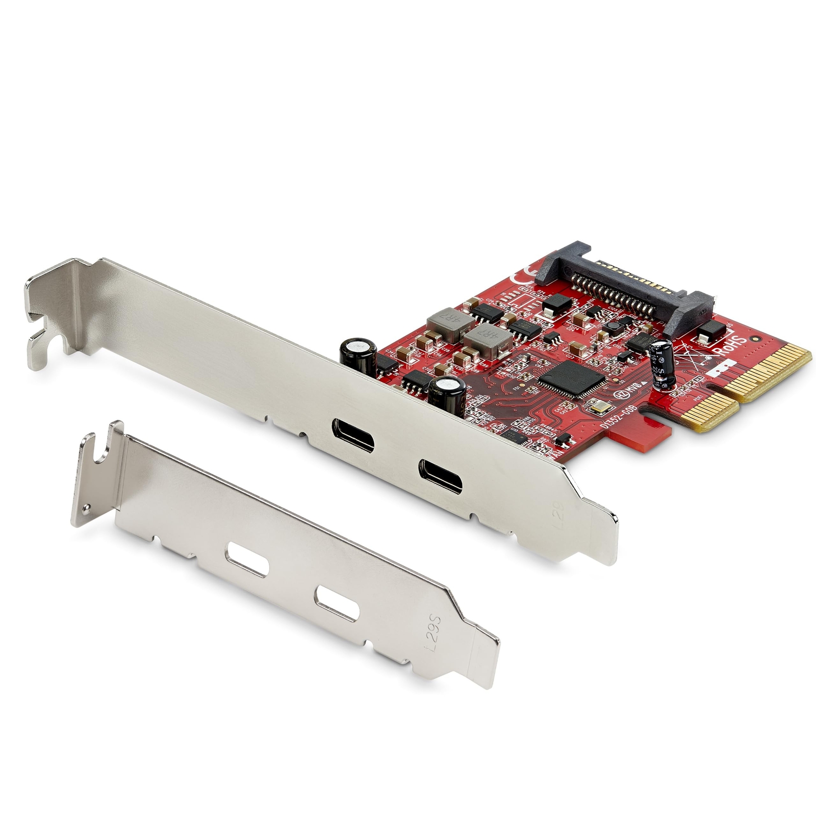 StarTech.com 2-Port USB 3.2 Gen 2x1 (10Gbps) PCIe Card - USB-C SuperSpeed PCI...