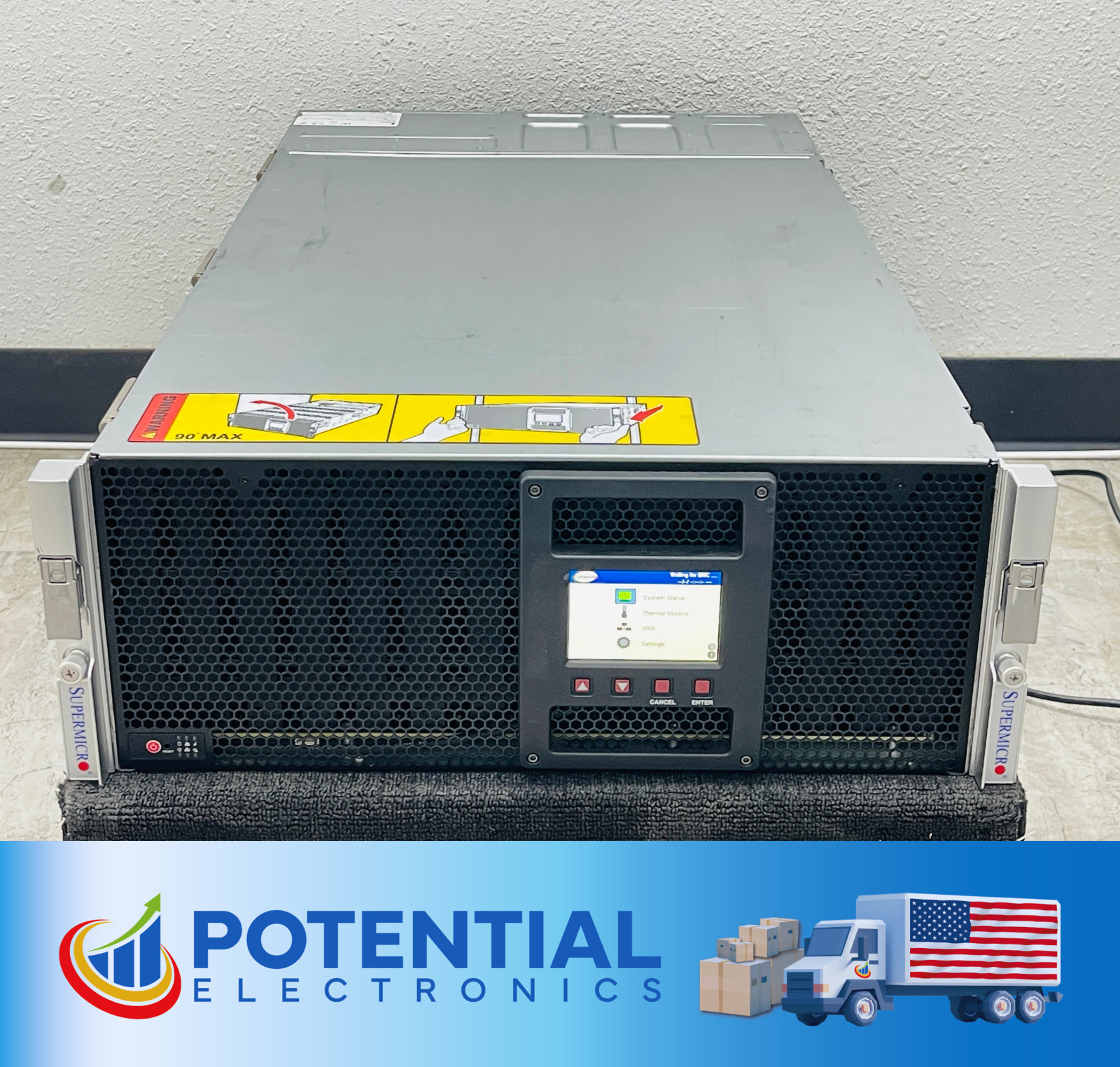 SuperMicro SuperStorage SSG-6048R-E1CR60N 60 Bay LFF 4U Rack Mountable Server
