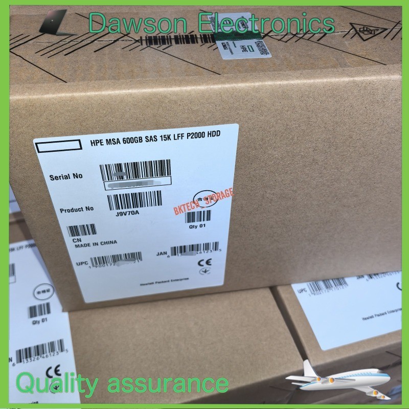 HPE 787656-001 J9V70A MSA2040 P2000 G3 600GB 15K 12G SAS LFF 3.5" Hard Drive HDD