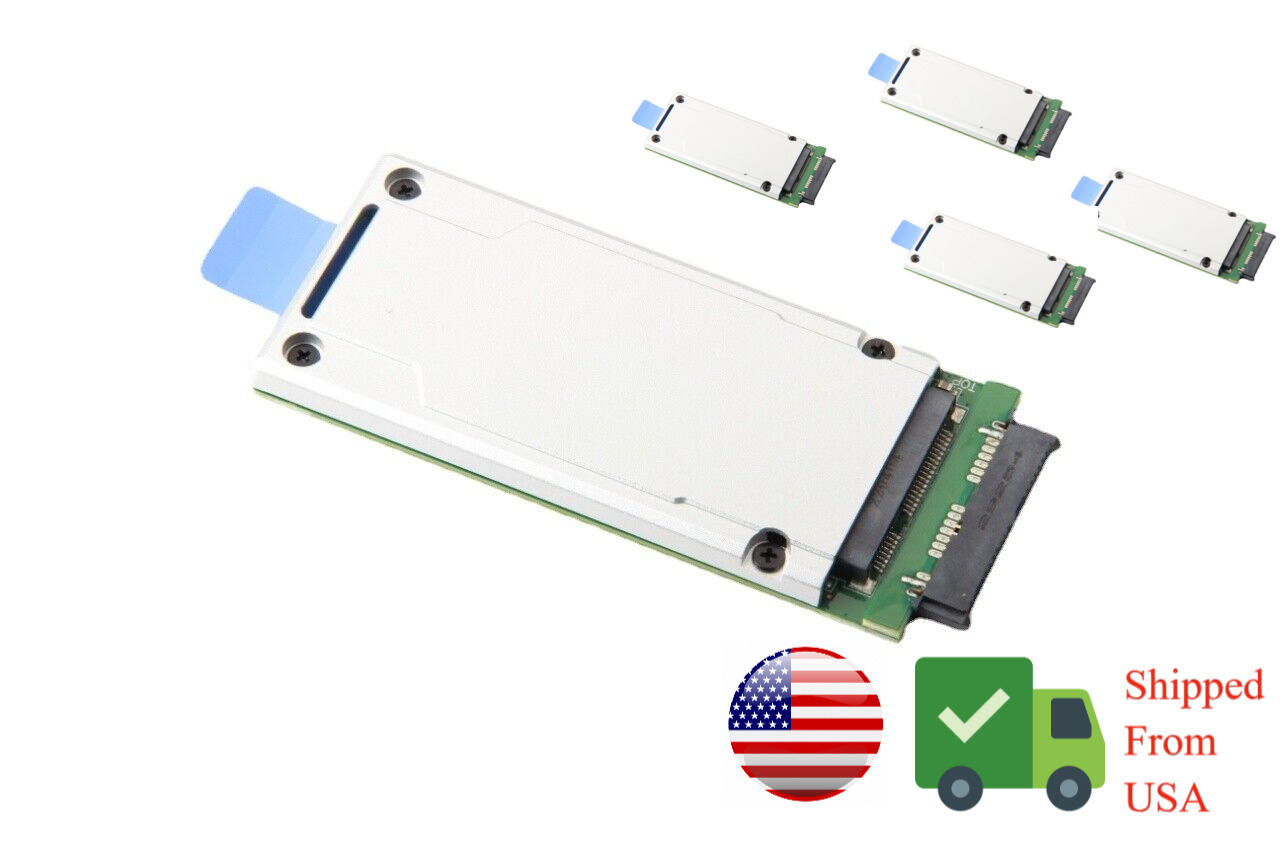 5PCS US Stock For Dell Lattiude Rugged 7204 7214 MSATA SSD Caddy SSD Adapter New