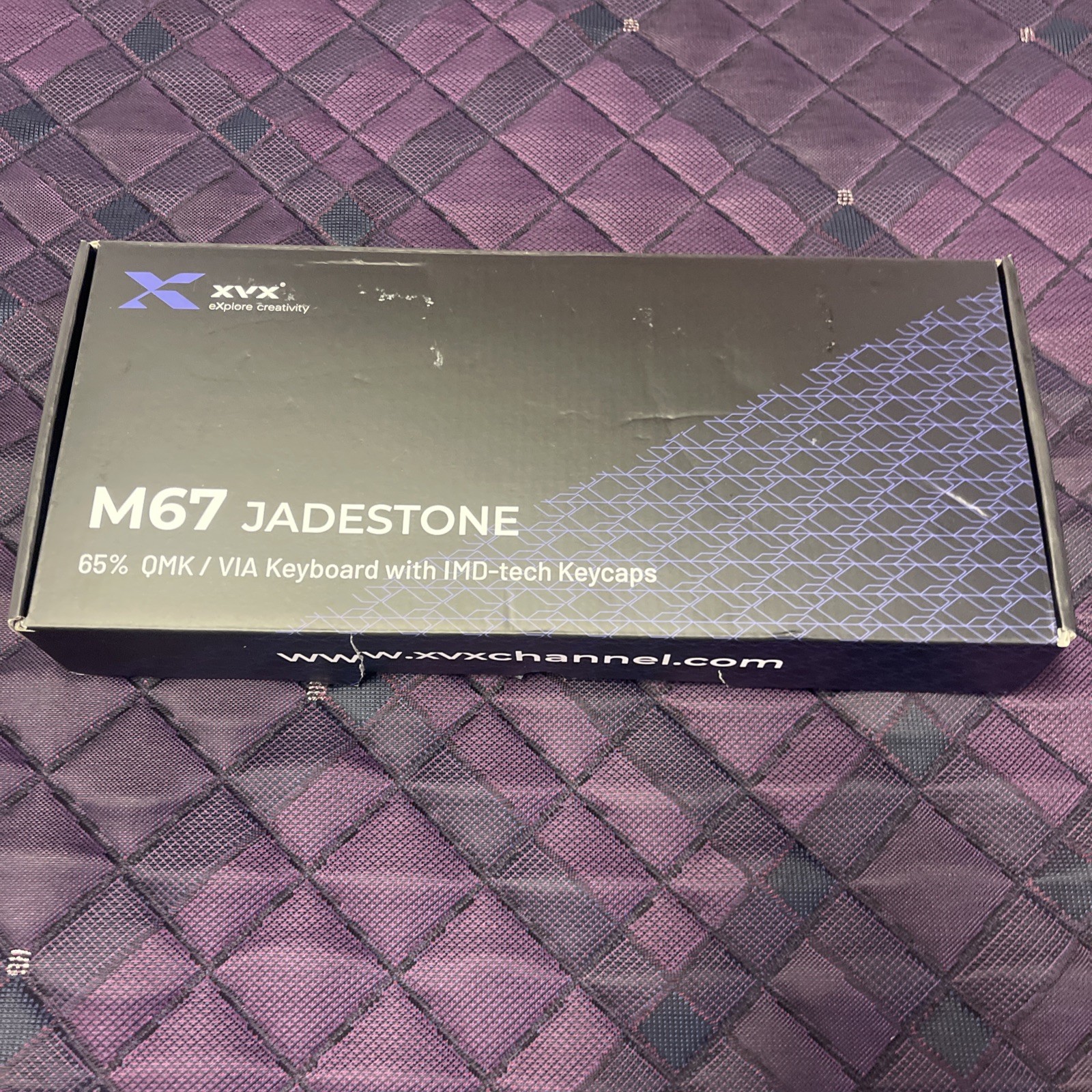 Wireless White XVX M67 Jadestone 65% QMK /Via Keyboard With IMD Keycaps Keyboard