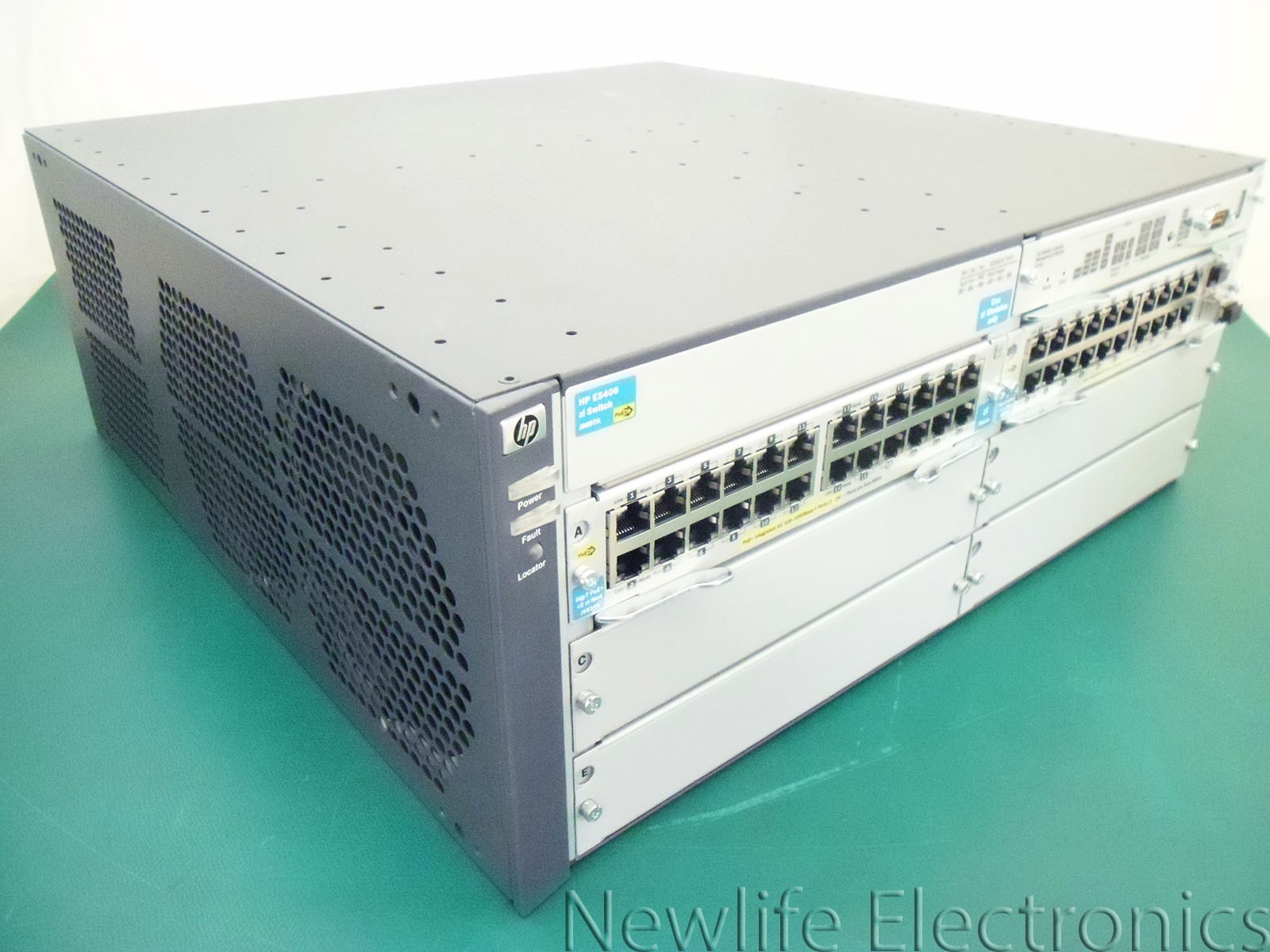 *New* HPE J9533A ProCurve 5406-44G-PoE+-2XG zl Switch w/ 1x J9534A & 1x J9536A