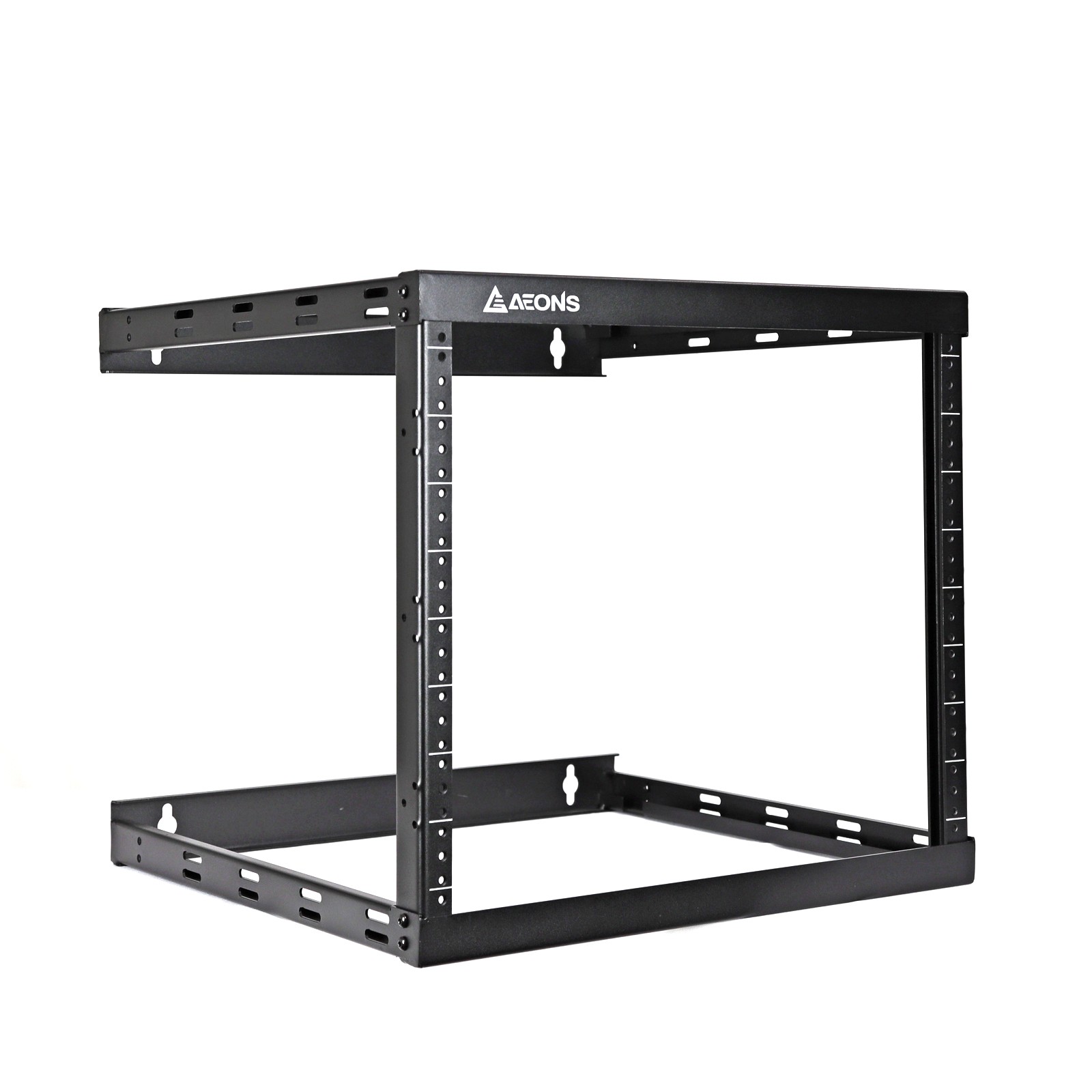 5 Pack of 8U 2-Post Wall Mount Open Frame, 18'" Depth Flat  Box