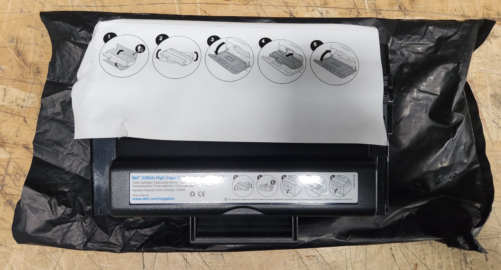 Genuine Dell YTVTC Black Toner Cartridge for Dell 2355DN