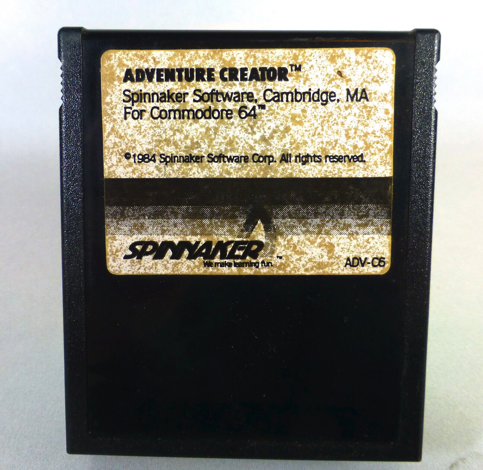 Commodore 64: ADVENTURE Creator Cartridge by Spinnaker - TESTED & WORKS
