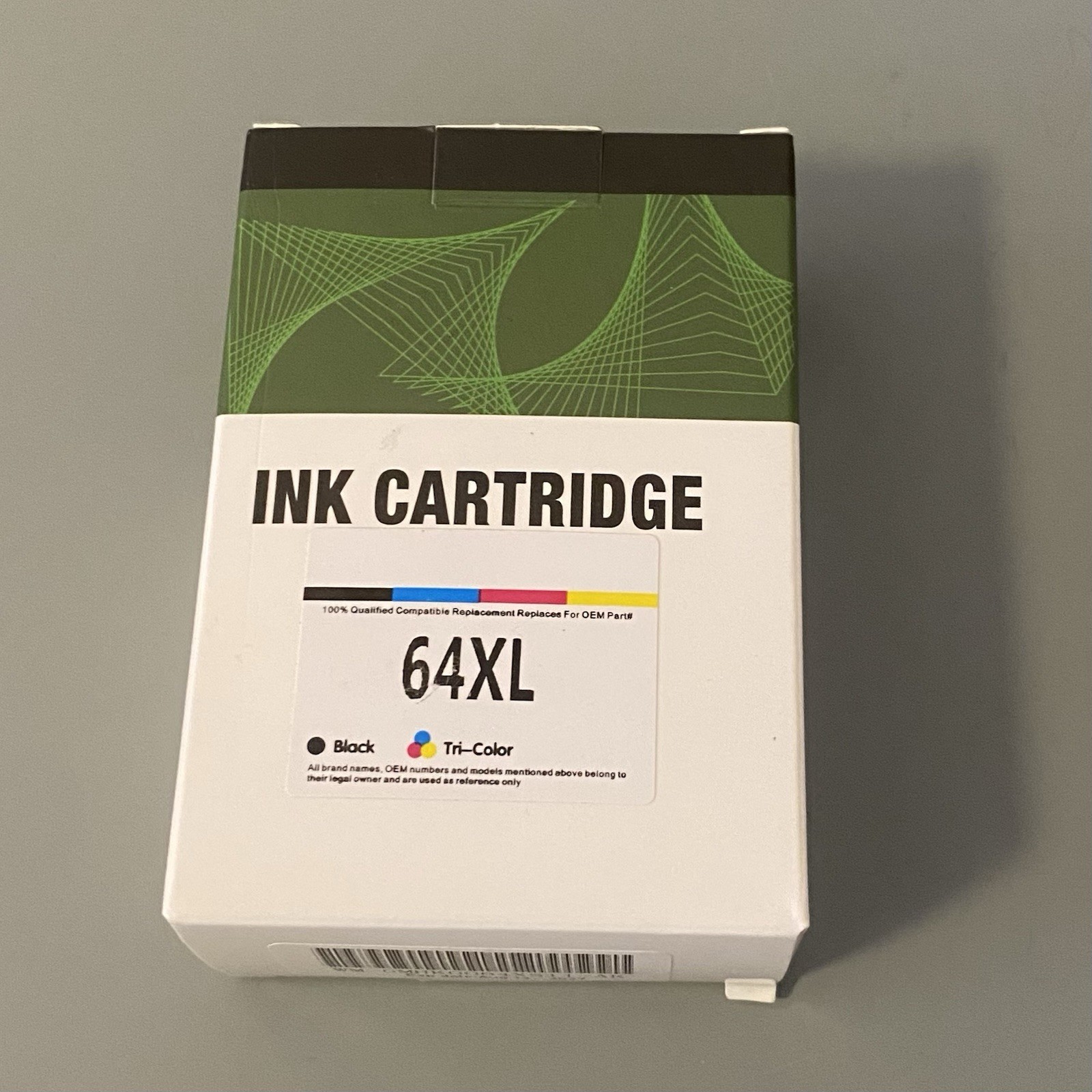 64 XL  Black & Color Ink Cartridge Combo New Sealed Exp. 08/14/2027 Compatible