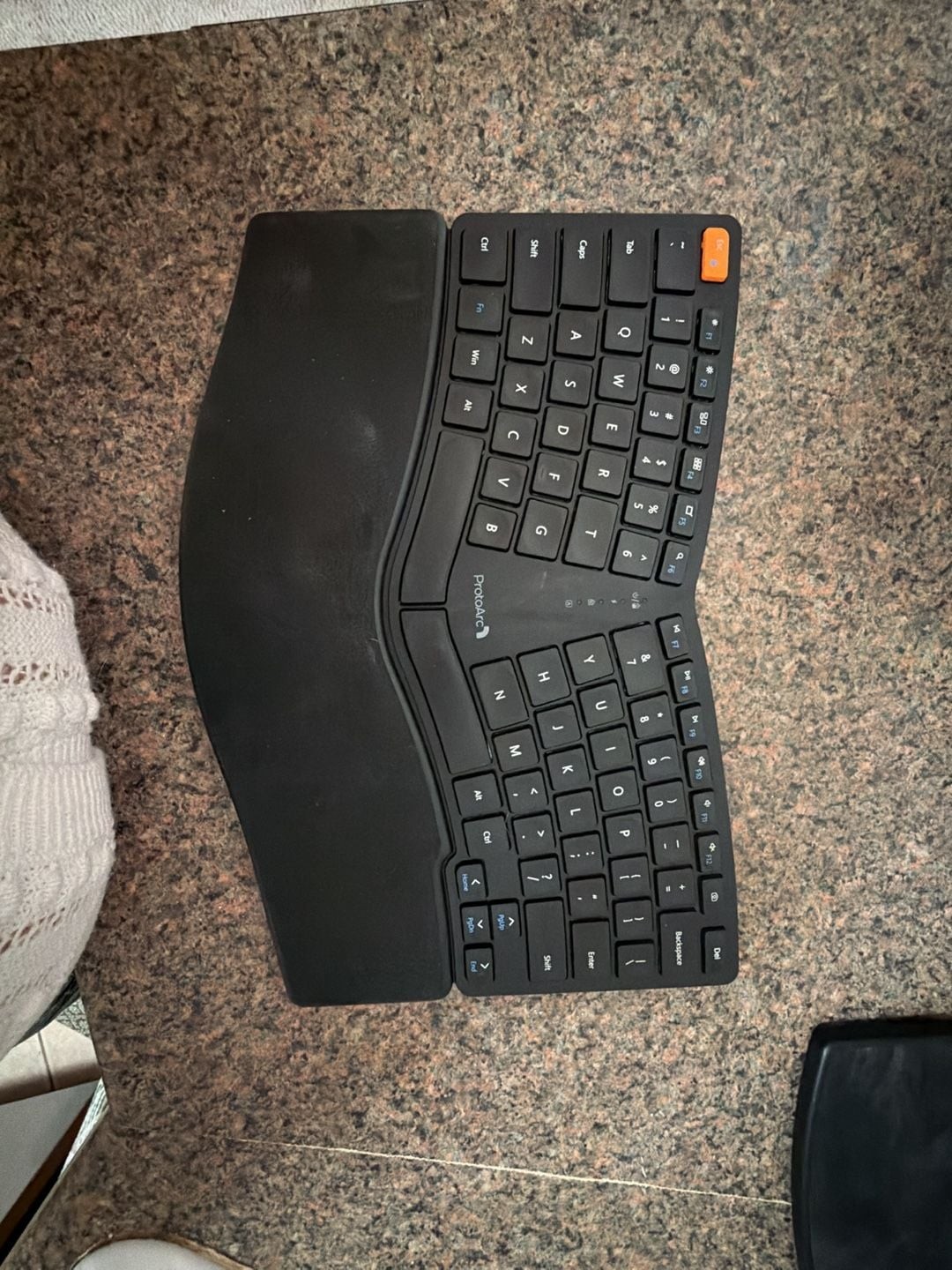 ProtoArc EK04 Mini Ergonomic Wireless Bluetooth Keyboard