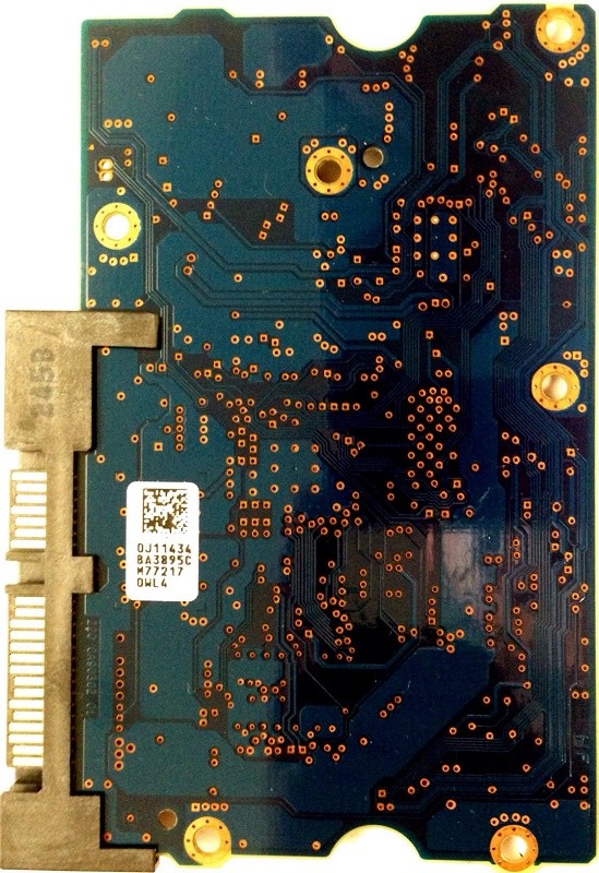 PCB HDS723020BLA642 0J11434 BA3895C P/N: 0F12115 MLC: MNR800 Hitachi