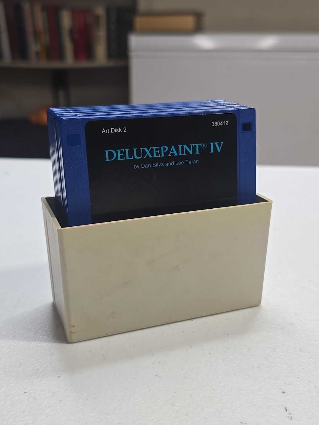 Commodore Amiga DeluxePaint IV + Art Department Pro 2.5 Floppy Set w/ Tandy Case