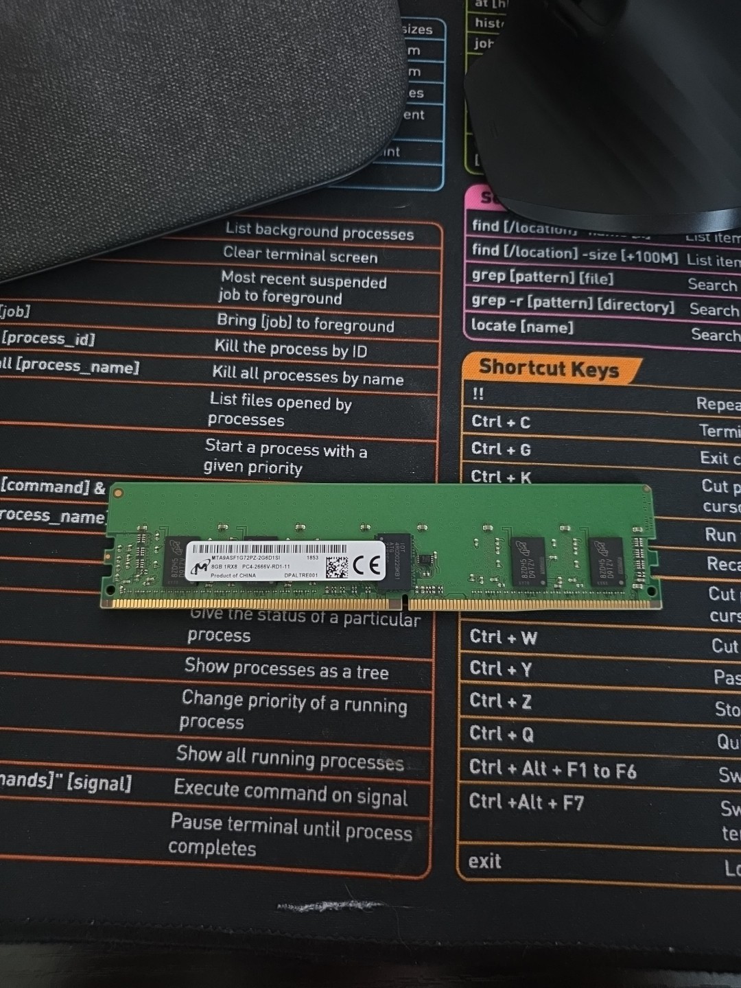 Micron 8GB PC4-21300 DDR4 2666V ECC Memory MTA9ASF1G72PZ-2G6D1SI