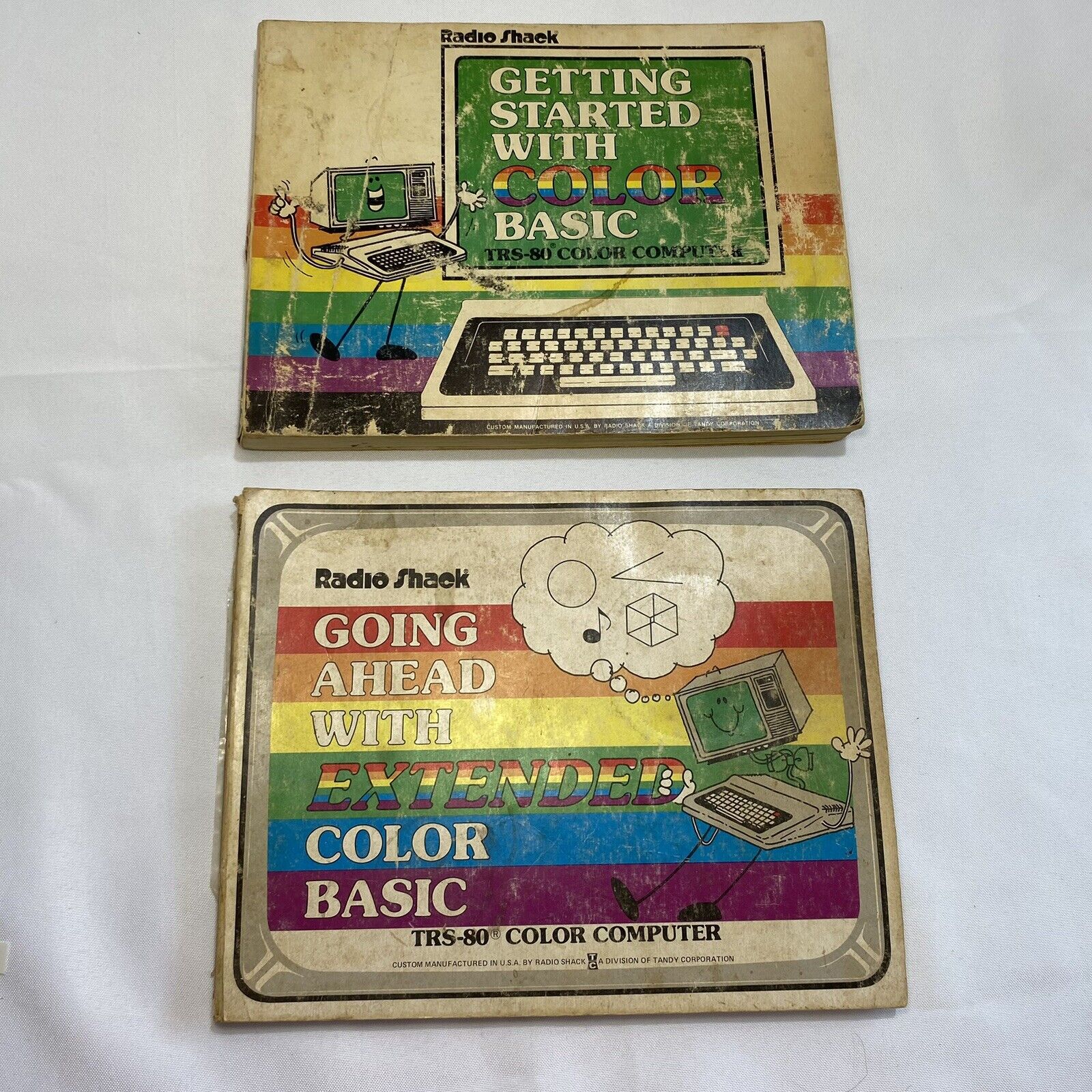 Getting Started With Color Basic Book Going Ahead Ext. TRS-80 Color Computer Vtg